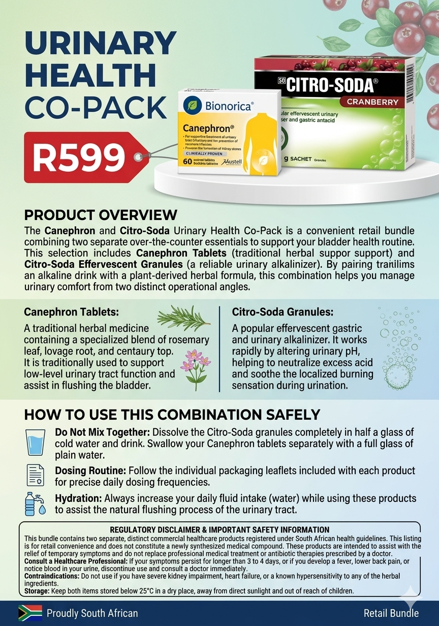 Urinary Health Co-Pack (Canephron and  Citro-Soda)