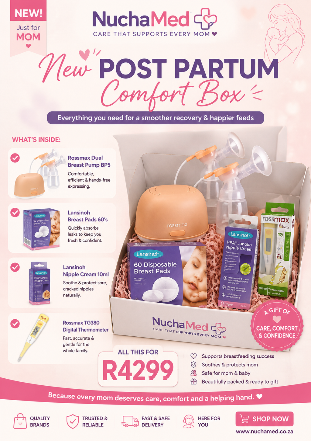 Post Partum Comfort Box