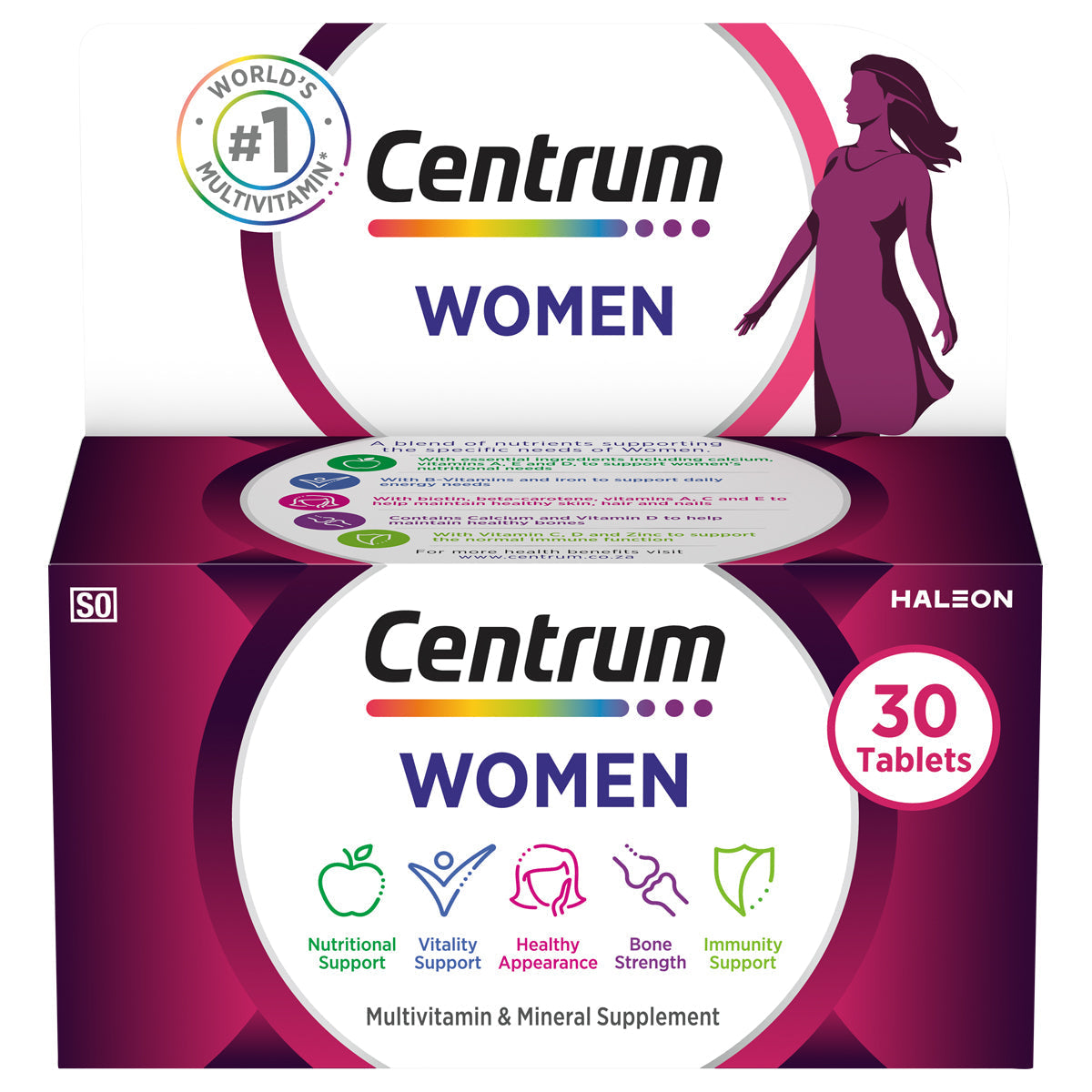 Women's Wellness Combo – Centrum Women, Zinplex and Vitamin C
